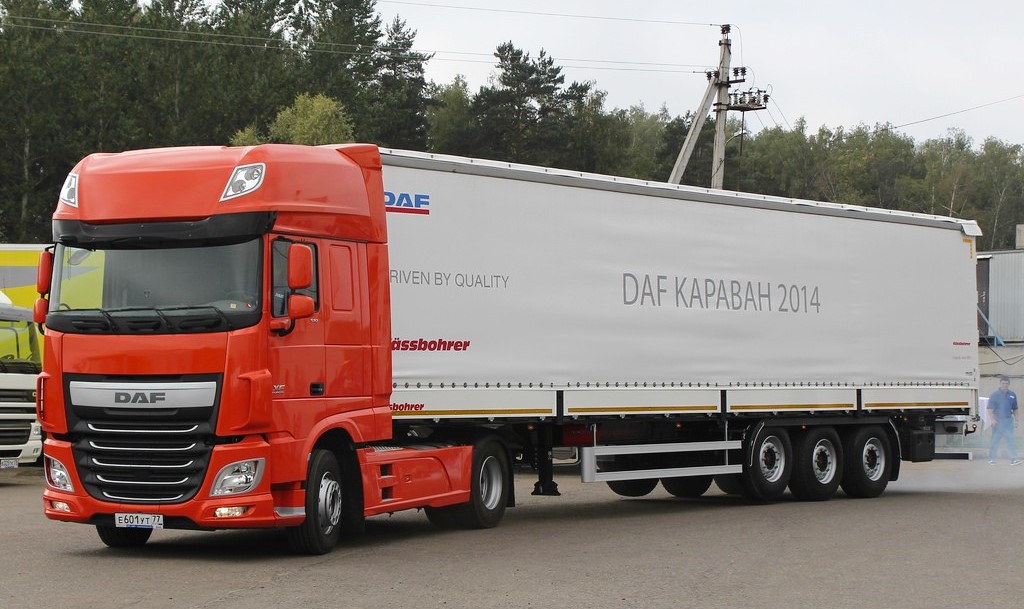 DAF XF510 Euro 6 караван 2014