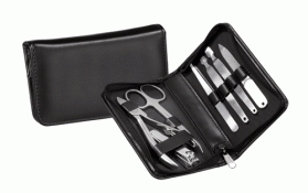 Ordernumber: M002721, Manicure set in leather case