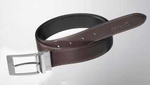 Ordernumber: M002636, Two-tone belt (black / brown), leather