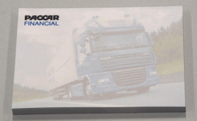 PACCAR Financial Stickynotes, Ordernumber: M002859